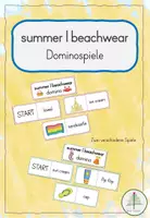 Vorschau - Spiele - Summer and Beachwear: Dominospiele - Deckblatt