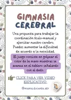 Vista previa - Juegos / Gamificación - GIMNASIA CEREBRAL- Coordinación visomotora - página 2