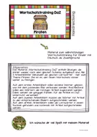 Vorschau - Arbeitsblätter - Wortschatztraining DaZ Piraten - Seite 1