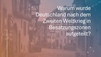 Vorschau - Präsentationen/Tafelbilder - Unterrichtseinstieg: Die deutsche Teilung und Wiedervereinigung 1989 | Präsentation - Seite 1