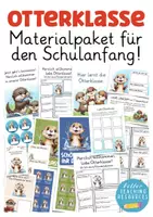Vorschau - Mal- und Bastelvorlagen - Otterklasse Materialpaket Schulanfang - Deckblatt