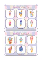Vista previa - Juegos / Gamificación - ¡Bingo helado para el verano! - página 1