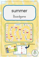 Vorschau - Spiele - Summer: Boardgame/ Würfelspiel mit Hilfskarte - Deckblatt
