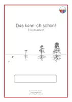 Vorschau - Arbeitsblätter - Selbstzeugnis für die zweite Klasse - Reflexion mit der Sonnenblume - Deckblatt