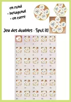 Aperçu - Jeux - Jeu Spot it ! Apprendre les noms des éléments de la chimie - Page 1