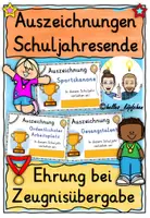 Vorschau - Fördermaterial/Inklusion - Wahres Zeugnis - Zeugnisgruß als Zeugnisbeigabe - Deckblatt