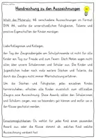 Vorschau - Fördermaterial/Inklusion - Wahres Zeugnis - Zeugnisgruß als Zeugnisbeigabe - Seite 1