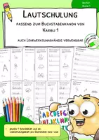 Vorschau - Arbeitsblätter - Lautschulung - 1. Klasse - Buchstaben und Laute hören - Deckblatt
