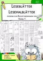 Vorschau - Arbeitsblätter - Leseblätter - Lesen und malen - Lesen und verstehen - 1. Klasse - Deckblatt