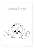 Vorschau - Arbeitsblätter - Leseblätter - Lesen und malen - Lesen und verstehen - 1. Klasse - Seite 2