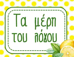 Προεπισκόπηση - Αφίσες - ΤΑ ΜΕΡΗ ΤΟΥ ΛΟΓΟΥ- ΑΦΙΣΕΣ ΓΙΑ ΤΗΝ ΤΑΞΗ- ΛΕΜΟΝΑΚΙΑ - Εξώφυλλο