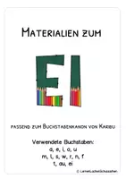 Vorschau - Arbeitsblätter - Buchstabenmappe EI – Lautverbindung EI lesen & schreiben lernen | Karibu 1 | österreichische Fibelschrift | Klasse 1 - Seite 2