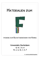 Vorschau - Arbeitsblätter - Buchstabenmappe F – Buchstabe F lesen & schreiben lernen | Karibu 1 | österreichische Fibelschrift | Klasse 1 - Seite 2
