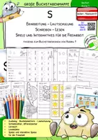 Vorschau - Arbeitsblätter - Buchstabenmappe S – Buchstabe S lesen & schreiben lernen | Karibu 1 | österreichische Fibelschrift | Klasse 1 - Deckblatt