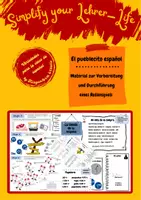 Vorschau - Arbeitsblätter - El pueblecito español - un juego de rol - Deckblatt