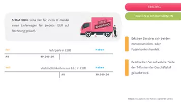 Vorschau - Arbeitsblätter - Buchen in Bestandskonten - Seite 2