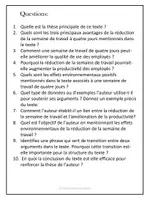 Aperçu - Feuilles d'exercices - Compréhension de lecture - Texte argumentatif (2) - Page de couverture