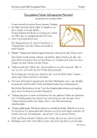 Vorschau - Arbeitsblätter - Märchen “Das goldene Fohlen” (aus Afrika, Äthiopien) + Aufgaben zum Leseverstehen (auch in Grundschrift!) +LÖSUNGEN - Seite 1