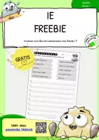 Vorschau - Arbeitsblätter - IE - FREEBIE - Satzpuzzle - Sätze ergänzen - Deckblatt