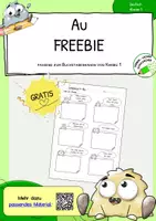 Vorschau - Arbeitsblätter - AU - Freebie - Lesemalblatt - Deckblatt