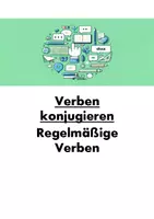 Vorschau - Arbeitsblätter - DAZ/ DAF Verben konjugieren Regelmäßige Verben - Seite 3