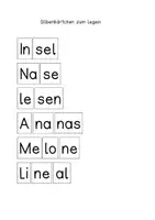 Vorschau - Arbeitsblätter - N - FREEBIE - Klettkarte - Silbenpuzzle - Wörter bauen - Seite 3