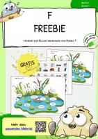 Vorschau - Arbeitsblätter - F - FREEBIE - Legebild - Freiarbeit - Deckblatt