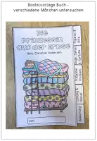 Vorschau - Arbeitsblätter - Märchen - Bastelvorlage Flipbook - verschiedene Märchen untersuchen - Seite 1
