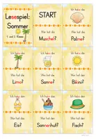 Vorschau - Spiele - Lesespiel 1. und 2. Klasse: Sommer | Druckschrift - Seite 3