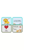 Vorschau - Stationenlernen - Lesespiel Anlaute Tiere - Seite 3