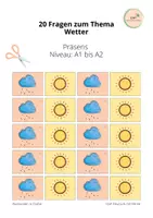 Vista previa - Tarjetas / Manipulativos - Clima en Alemán: 20 Tarjetas Interactivas DaF/DaZ - página 2