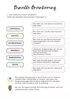 Vorschau - Arbeitsblätter - SEXUELLE ORIENTIERUNG - ABs, Kreuzworträtsel + Lösungen - Seite 1