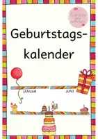 Vorschau - Poster - Geburtstagskalender - Deckblatt