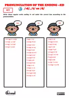 Vorschau - Arbeitsblätter - PRONUNCIATION OF THE ENDING "-ED": Worksheet - Seite 3