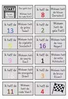 Vorschau - Spiele - Lesespiel Farven un Tallen/ Farben und Zahlen Niederdeutsch - Seite 1