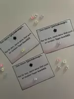 Vorschau - Anderer Materialtyp - Glücksbringer-Kärtchen für leuchtende Mini-Geschenke - Deckblatt