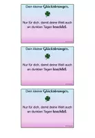 Vorschau - Anderer Materialtyp - Glücksbringer-Kärtchen für leuchtende Mini-Geschenke - Seite 2