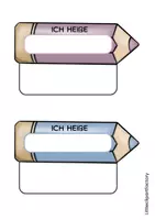 Vorschau - Mal- und Bastelvorlagen - Stifte - Materialpaket zur Klassengestaltung (Classroom-Management) auch ohne Otter nutzbar - Seite 3