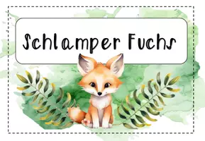 Vorschau - Anderer Materialtyp - Schlamper Fuchs für vergessene Hausaufgaben 3 Versionen - Seite 3