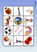 Vorschau - Mal- und Bastelvorlagen - Wortschatz Bingo - Sport/Sportarten (Klasse 1 und 2) - Seite 3