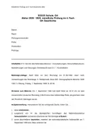 Vorschau - Klassenarbeiten - Mündliche Abiturprüfung: Nationalsozialismus & Industrialisierung - Seite 1
