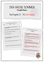 Vorschau - Test - Der große Sommer: Test Kapitel 21-30 | RSAP/HSAP 2025 - Deckblatt
