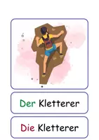 Vorschau - Arbeitsblätter - XXL Lesekarten/Bildkarten Sport/Sportarten Einzahl und Mehrzahl - DaZ/DaF, Deutsch (Grundschule) - Seite 2