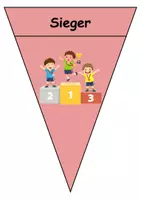 Vorschau - Arbeitsblätter - Wimpel Sport/Sportarten - DaZ/DaF, Deutsch, Sachunterricht - Seite 2