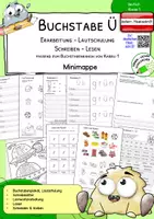 Vorschau - Arbeitsblätter - Buchstabe Ü - Erarbeitung, Lautschulung, Lesen, Schreiben - Deckblatt