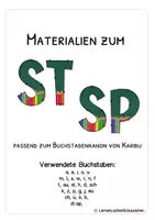 Vorschau - Arbeitsblätter - ST und SP - Erarbeitung, Lautschulung, Lesen, Schreiben - Seite 2