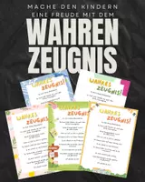 Vorschau - Arbeitsblätter - Wahres Zeugnis - Komplimente - Bundle - Sommerferien - Deckblatt