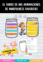 Vista previa - Manualidades / Dibujos para colorear - El Tarro de mis Afirmaciones Positivas: Actividad de Regulación y Autoestima - página 1