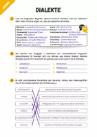 Vorschau - Arbeitsblätter - Dialekte: Definition und Übungen - Seite 3