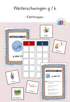 Vorschau - Spiele - Weiterschwingen g / k : Klettmappe (Rechtschreibung) - Deckblatt